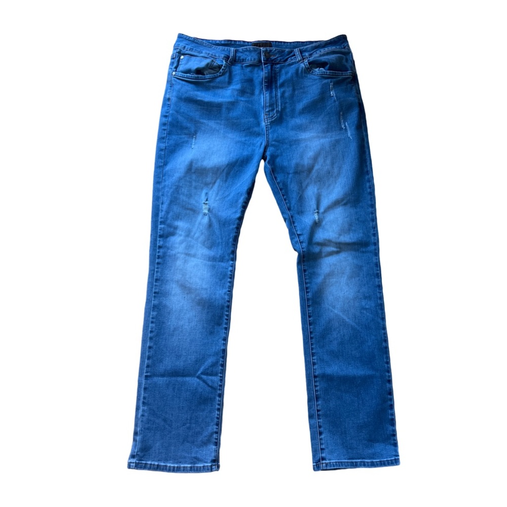 Blue Tainted Denim Jeans